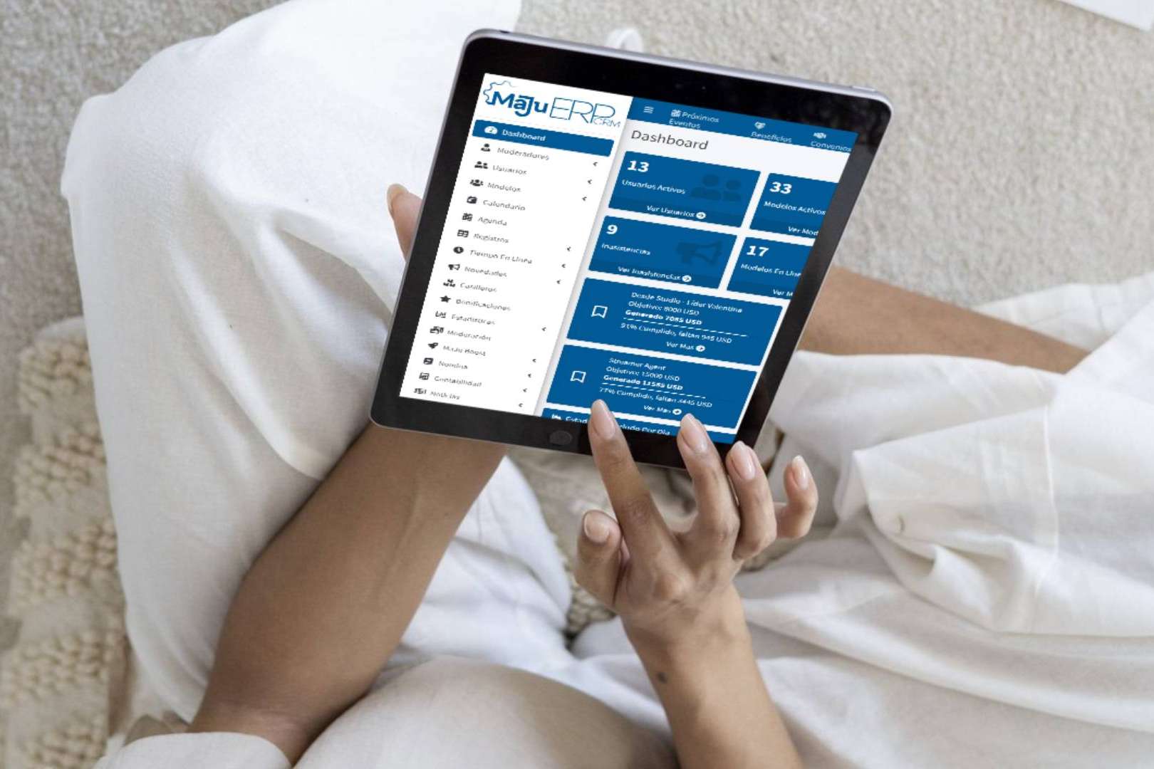 Planes y funcionalidades de MaJu ERP-CRM